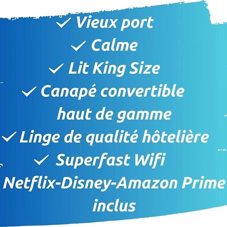 Sud Passion - Fada Vieux Port - Calme - Linge De Qualite - Lit King Size - Fibre Apartment มาร์กเซย ภายนอก รูปภาพ