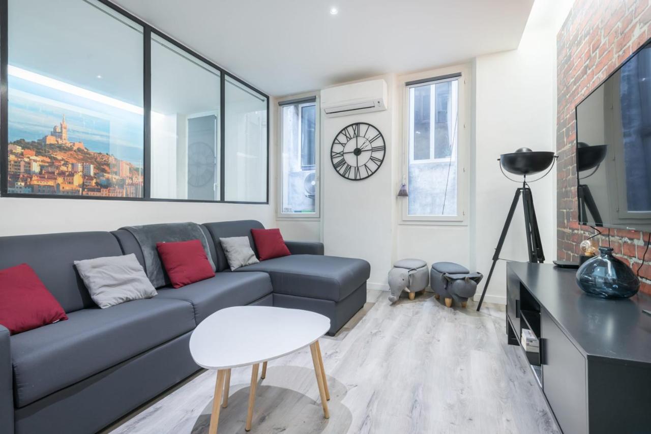 Sud Passion - Fada Vieux Port - Calme - Linge De Qualite - Lit King Size - Fibre Apartment มาร์กเซย ภายนอก รูปภาพ