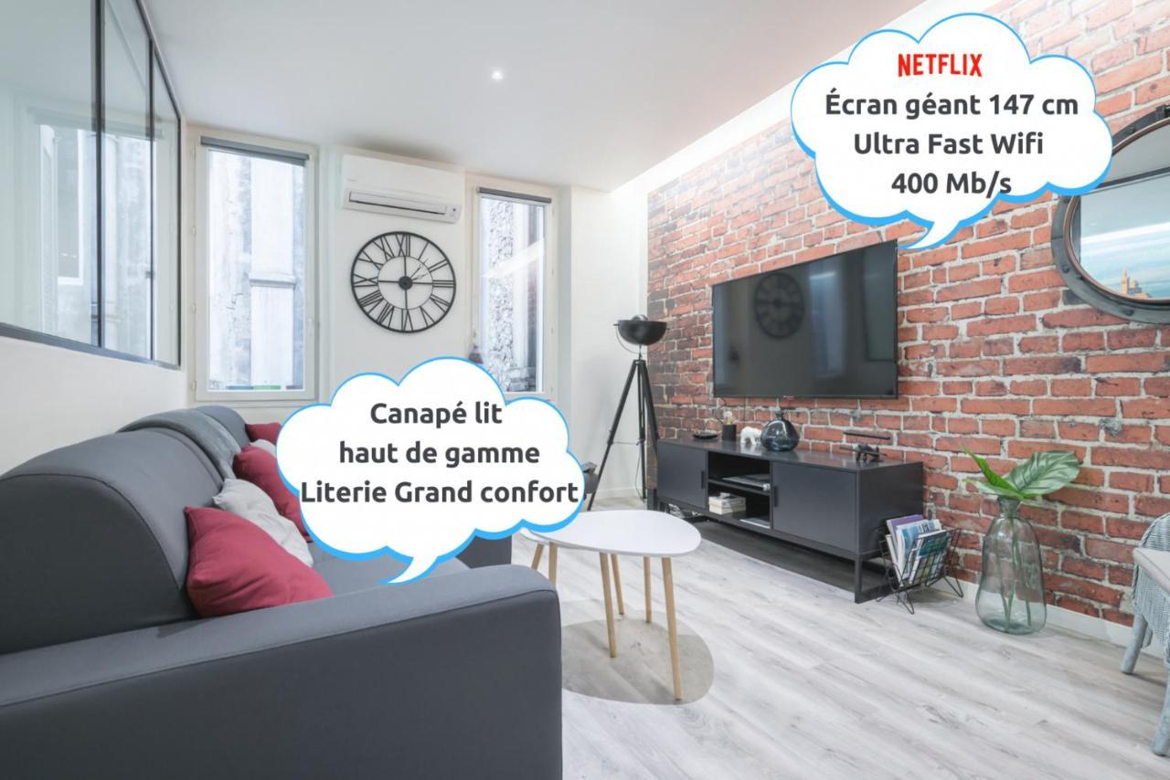 Sud Passion - Fada Vieux Port - Calme - Linge De Qualite - Lit King Size - Fibre Apartment มาร์กเซย ภายนอก รูปภาพ