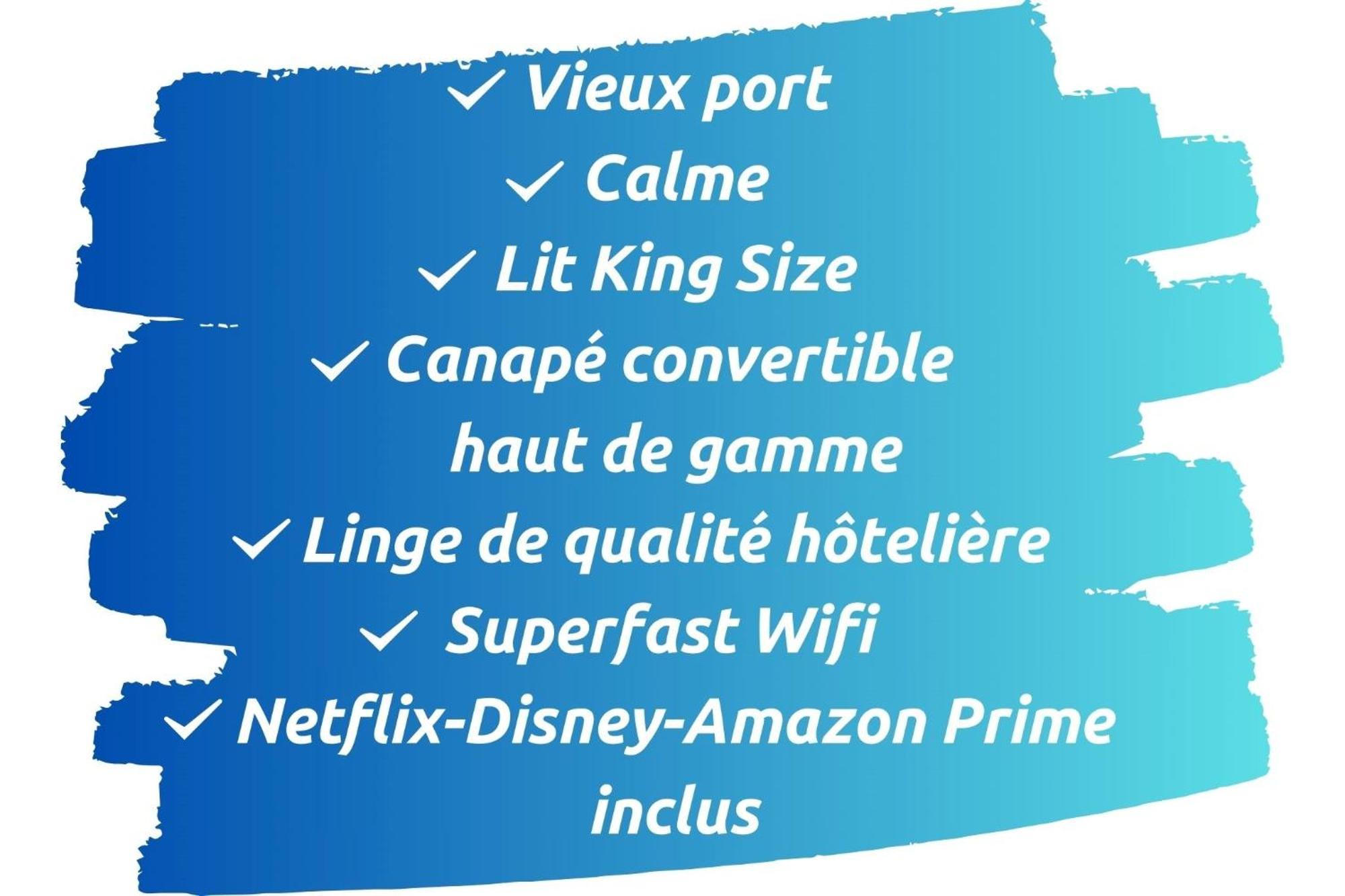 Sud Passion - Fada Vieux Port - Calme - Linge De Qualite - Lit King Size - Fibre Apartment มาร์กเซย ภายนอก รูปภาพ